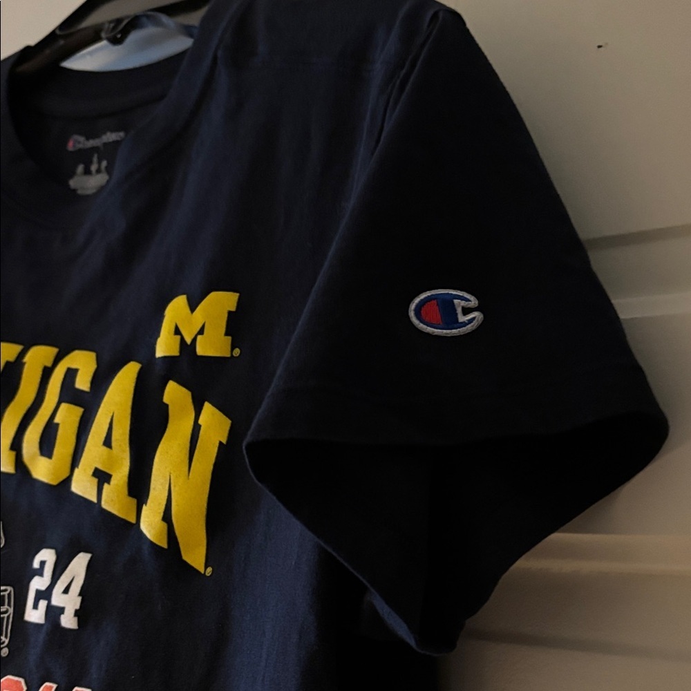 University of Michigan rose bowl 2024 game t shirt - Picture 2 of 6